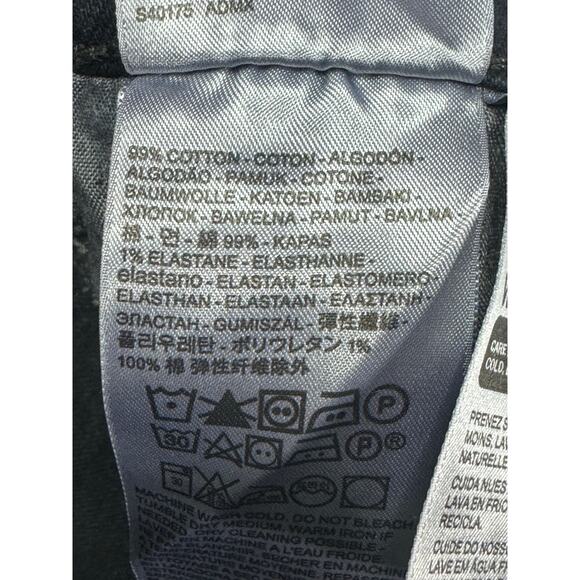 Levi's Women's Button Fly Wedgie Tapered Leg Blue Denim Jeans - Size 25 (27x29) - Picture 7 of 8